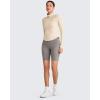 imageG4Free Workout Jackets for Woman BareFeel Cropped Zip Up Athletic Running Jacket Slim Fit Yoga Tops with Thumb HolesLight Khaki