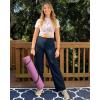imageG4Free Yoga Pants Women Wide Leg Pants with Pockets High Waist Stretch Dress Casual Sweatpants PetiteRegularTallDark Navy