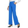 imageG4Free Yoga Pants Women Wide Leg Pants with Pockets High Waist Stretch Dress Casual Sweatpants PetiteRegularTallStrong Blue