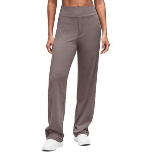 imageG4Free ShiftReady Women Dress Yoga Pants with Hidden Zipper Pockets High Waist Work Trousers PetiteRegularTallTaupe