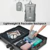 imageG4Free 10L Hiking Backpack Lightweight Small Hiking Daypack Small Outdoor Travel Foldable Shoulder BagGrey