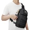 imageG4Free 10L Tactical EDC Sling Bag Backpack Military Molle Chest Shoulder Assault Pack for Concealed CarryBlackBlack