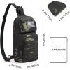 imageG4Free 10L Tactical EDC Sling Bag Backpack Military Molle Chest Shoulder Assault Pack for Concealed CarryBlackBlack Cp