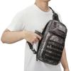 imageG4Free 10L Tactical EDC Sling Bag Backpack Military Molle Chest Shoulder Assault Pack for Concealed CarryBlackPythons Grain Black