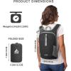 imageG4Free 12L Hiking Backpack Lightweight Small Hiking Daypack for Outdoor Travel Mini Foldable Shoulder BagBlackpolyester
