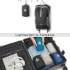 imageG4Free 12L Hiking Backpack Lightweight Small Hiking Daypack for Outdoor Travel Mini Foldable Shoulder BagBlackpolyester