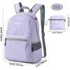 imageG4Free 20L Lightweight Packable Backpack Travel Hiking Daypack Foldable Backpack for Men WomenLight Purple