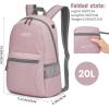 imageG4Free 20L Lightweight Packable Backpack Travel Hiking Daypack Foldable Backpack for Men WomenPink