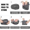 imageG4Free 24L Packable Hiking Backpack Lightweight Foldable Small Sport Travel Daypack Water Resistant for Women MenDark Grey