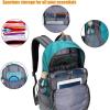imageG4Free 35L Hiking Backpack Water Resistant Outdoor Sports Travel Daypack Lightweight with Rain Cover for Women Men Peacock GreenPeacock Green