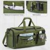 imageG4Free 3in1 Travel Duffle Bag for Men and Women 50L Large Gym Sports Bags Tactical Military Duffle Backpack with Shoes Compartment and Wet Pocket BlackArmy Green