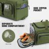 imageG4Free 3in1 Travel Duffle Bag for Men and Women 50L Large Gym Sports Bags Tactical Military Duffle Backpack with Shoes Compartment and Wet Pocket BlackArmy Green