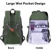 imageG4Free 40L Lightweight Packable Hiking Backpack Waterproof Travel DaypackArmy Green
