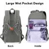 imageG4Free 40L Lightweight Packable Hiking Backpack Waterproof Travel DaypackGrey