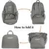 imageG4Free 40L Lightweight Packable Hiking Backpack Waterproof Travel DaypackGrey