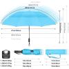 imageG4Free 42465462 Inch Large Golf Umbrella Compact Reverse Travel Umbrella 10 Ribs Windproof for Rain Double Canopy Automatic Open CloseSky Blue