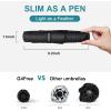 imageG4Free 43 Inch Mini Travel Umbrella Compact Ultralight UPF 50 UV Protection Carbon Fiber Super Slim Small Umbrella Weighs Only 4 ozBlackoutPlaid Black