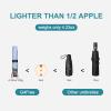 imageG4Free 43 Inch Mini Travel Umbrella Compact Ultralight UPF 50 UV Protection Carbon Fiber Super Slim Small Umbrella Weighs Only 4 ozBlackoutPlaid Blue
