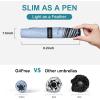 imageG4Free 43 Inch Mini Travel Umbrella Compact Ultralight UPF 50 UV Protection Carbon Fiber Super Slim Small Umbrella Weighs Only 4 ozBlackoutPlaid Blue