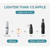 imageG4Free 43 Inch Mini Travel Umbrella Compact Ultralight UPF 50 UV Protection Carbon Fiber Super Slim Small Umbrella Weighs Only 4 ozUV SilverBlack
