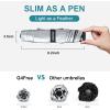 imageG4Free 43 Inch Mini Travel Umbrella Compact Ultralight UPF 50 UV Protection Carbon Fiber Super Slim Small Umbrella Weighs Only 4 ozUV SilverBlack
