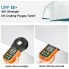imageG4Free 43 Inch Mini Travel Umbrella Compact Ultralight UPF 50 UV Protection Carbon Fiber Super Slim Small Umbrella Weighs Only 4 ozUV SilverLight Blue