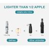 imageG4Free 43 Inch Mini Travel Umbrella Compact Ultralight UPF 50 UV Protection Carbon Fiber Super Slim Small Umbrella Weighs Only 4 ozUV SilverLight Blue