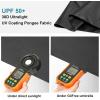 imageG4Free 43 Inch Mini Travel Umbrella Compact Ultralight UPF 50 UV Protection Carbon Fiber Super Slim Small Umbrella Weighs Only 4 ozUltraLight Black