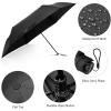 imageG4Free 43 Inch Mini Travel Umbrella Compact Ultralight UPF 50 UV Protection Carbon Fiber Super Slim Small Umbrella Weighs Only 4 ozUltraLight Black