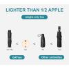 imageG4Free 43 Inch Mini Travel Umbrella Compact Ultralight UPF 50 UV Protection Carbon Fiber Super Slim Small Umbrella Weighs Only 4 ozUltraLight Black