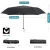 imageG4Free 43 Inch Mini Travel Umbrella Compact Ultralight UPF 50 UV Protection Carbon Fiber Super Slim Small Umbrella Weighs Only 4 ozUltraLight Black