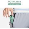 imageG4Free 43 Inch Mini Travel Umbrella Compact Ultralight UPF 50 UV Protection Carbon Fiber Super Slim Small Umbrella Weighs Only 4 ozUltraLight Light Green