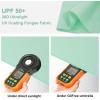 imageG4Free 43 Inch Mini Travel Umbrella Compact Ultralight UPF 50 UV Protection Carbon Fiber Super Slim Small Umbrella Weighs Only 4 ozUltraLight Light Green