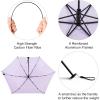 imageG4Free 43 Inch Mini Travel Umbrella Compact Ultralight UPF 50 UV Protection Carbon Fiber Super Slim Small Umbrella Weighs Only 4 ozUltraLight Light Purple