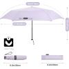 imageG4Free 43 Inch Mini Travel Umbrella Compact Ultralight UPF 50 UV Protection Carbon Fiber Super Slim Small Umbrella Weighs Only 4 ozUltraLight Light Purple