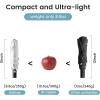 imageG4Free 43 Inch Travel Umbrella Ultralight UPF 50 UV Protection Compact Sun Umbrella Double Canopy Super Slim Small Portable Automatic Antibounce CloseBeige