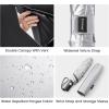imageG4Free 43 Inch Travel Umbrella Ultralight UPF 50 UV Protection Compact Sun Umbrella Double Canopy Super Slim Small Portable Automatic Antibounce CloseBlack