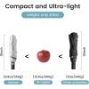 imageG4Free 43 Inch Travel Umbrella Ultralight UPF 50 UV Protection Compact Sun Umbrella Double Canopy Super Slim Small Portable Automatic Antibounce CloseBlack