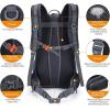imageG4Free 45L Hiking Travel Backpack Waterproof with Rain Cover Outdoor Camping Daypack for Men Women BlackBlack