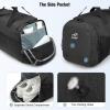 imageG4Free 45L60L 3Way Duffle Backpack Gym Bag with Wet Pocket ampamp Shoes Compartment Sports Travel Weekender Overnight Duffel BagDark Grey