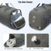 imageG4Free 45L60L 3Way Duffle Backpack Gym Bag with Wet Pocket ampamp Shoes Compartment Sports Travel Weekender Overnight Duffel BagGrey