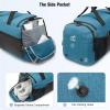 imageG4Free 45L60L 3Way Duffle Backpack Gym Bag with Wet Pocket ampamp Shoes Compartment Sports Travel Weekender Overnight Duffel BagPeacock Blue