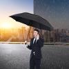 imageG4Free 47546268 Inch Automatic Open Golf Umbrella Oversize Extra Large Double Canopy Vented Windproof Waterproof Stick UmbrellasBlack