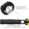 imageG4Free 47546268 Inch Automatic Open Golf Umbrella Oversize Extra Large Double Canopy Vented Windproof Waterproof Stick UmbrellasBlackYellow