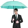 imageG4Free 47546268 Inch Automatic Open Golf Umbrella Oversize Extra Large Double Canopy Vented Windproof Waterproof Stick UmbrellasLake Blue