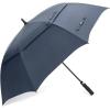 imageG4Free 47546268 Inch Automatic Open Golf Umbrella Oversize Extra Large Double Canopy Vented Windproof Waterproof Stick UmbrellasNavy Blue