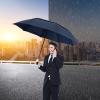 imageG4Free 47546268 Inch Automatic Open Golf Umbrella Oversize Extra Large Double Canopy Vented Windproof Waterproof Stick UmbrellasNavy Blue