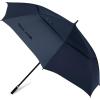 imageG4Free 47546268 Inch Automatic Open Golf Umbrella Oversize Extra Large Double Canopy Vented Windproof Waterproof Stick UmbrellasNavy Blue