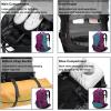 imageG4Free 50L Hiking Backpack Waterproof Daypack Outdoor Camping Climbing Backpack with Rain Cover for Men WomenRose Red