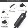 imageG4Free 54 Inch Large Golf Umbrella Automatic Square 3 Folding Windproof Compact Travel Rain UmbrellaBlack